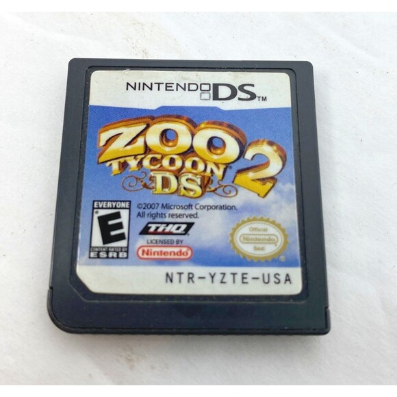 Zoo Tycoon 2 DS (Nintendo DS, 2007 Cartridge Only NO CASE OR MANUAL - Picture 2 of 7